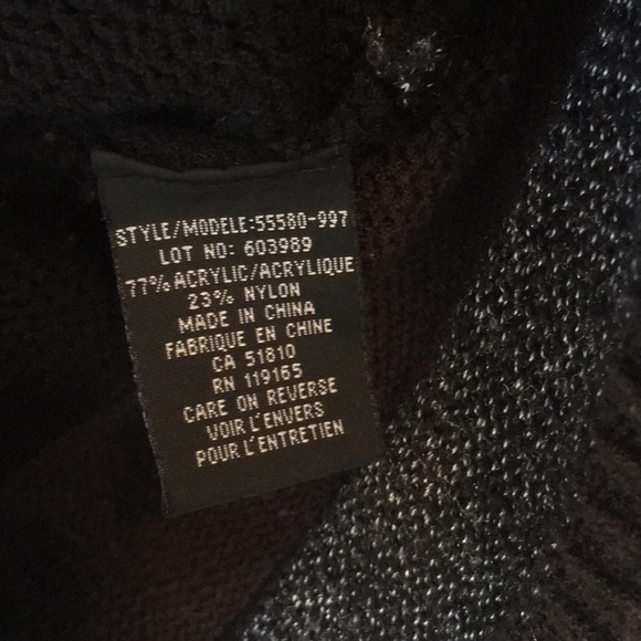 Tribal Black & Brown Cropped Belt Buckle Cardigan - Picture 4 of 7